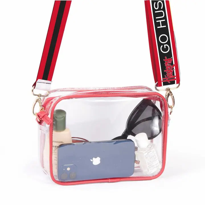 GBR Clear Purse with Reversible Shoulder Straps – She's Smitten